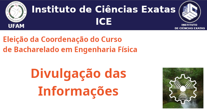 Eleição da Coordenação do Curso de Bacharelado em Engenharia Física